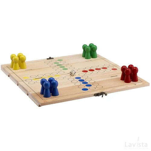 Rackpack Gamebox Ludo Hout