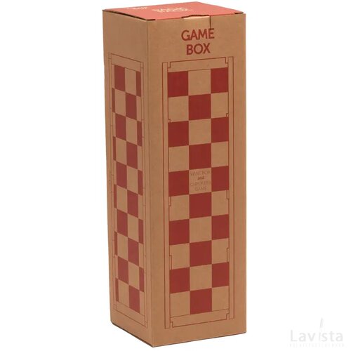 Rackpack Fsc-100% Gamebox Checkers Hout