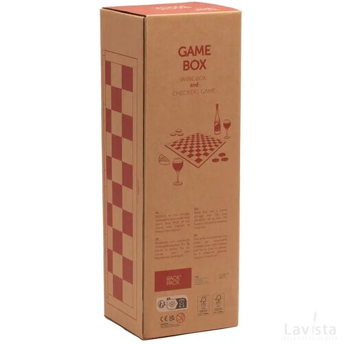 Rackpack Fsc-100% Gamebox Checkers Hout