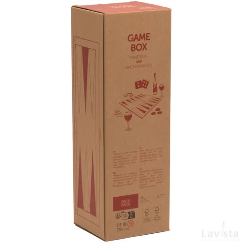 Rackpack Fsc-100% Gamebox Backgammon Hout