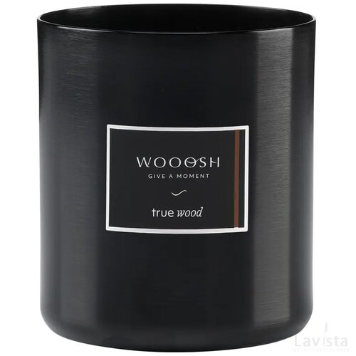 Wooosh Scented Candle True Wood Geurkaars Zwart