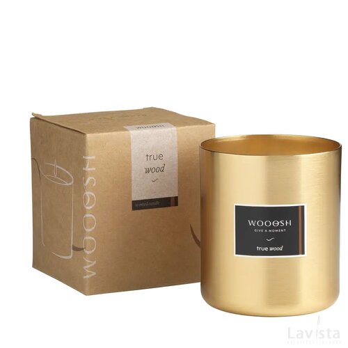 Wooosh Scented Candle True Wood Geurkaars Rose Gold