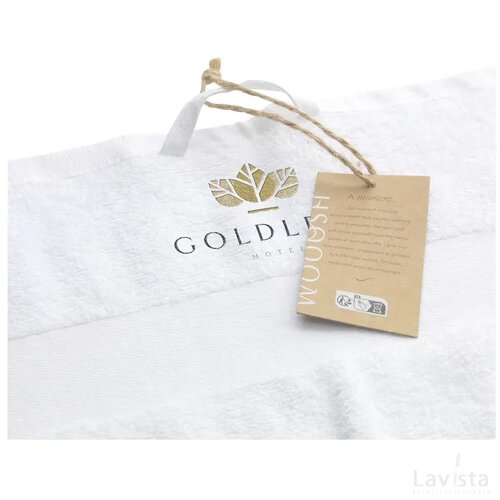 Wooosh Bath Towel Grs Recycle Cotton Mix 140 X 70 Cm Wit