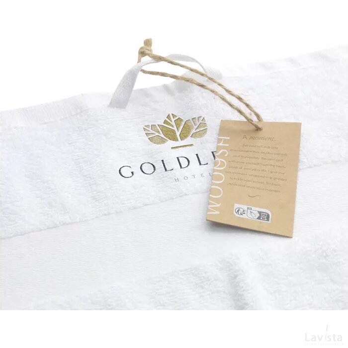 Wooosh Bath Towel Grs Recycle Cotton Mix 140 X 70 Cm Wit