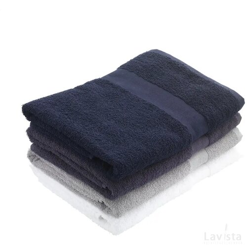 Wooosh Bath Towel Grs Recycle Cotton Mix 140 X 70 Cm Navy