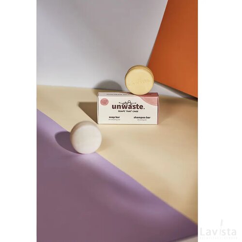 Unwaste Duopack Soap & Shampoo Bar Oranje