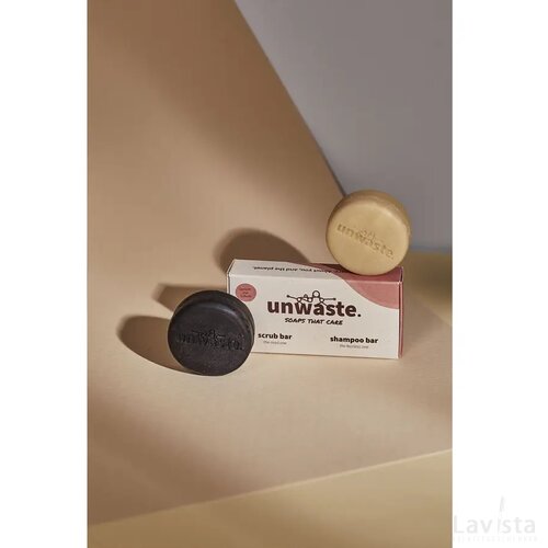 Unwaste Duopack Scrub & Shampoo Bar Bruin