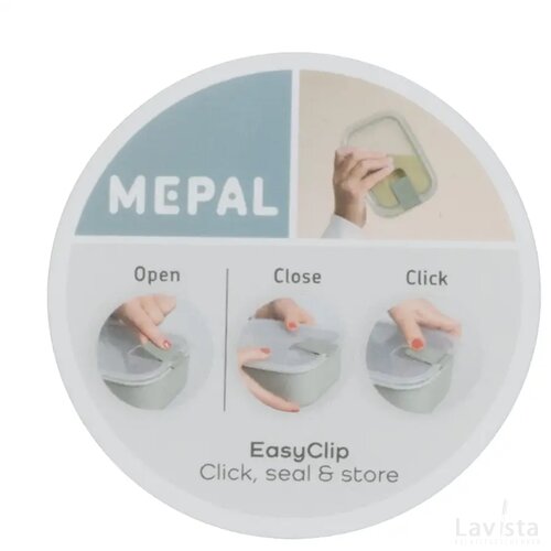 Mepal Vershoudbox Easyclip (1000ml) Blauw