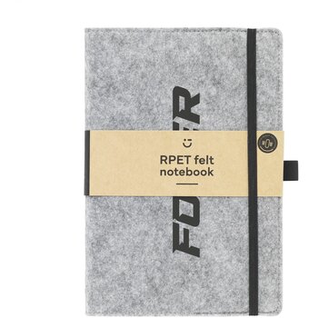 Felty Grs Rpet Notebook A5 Notitieboek Donkerblauw