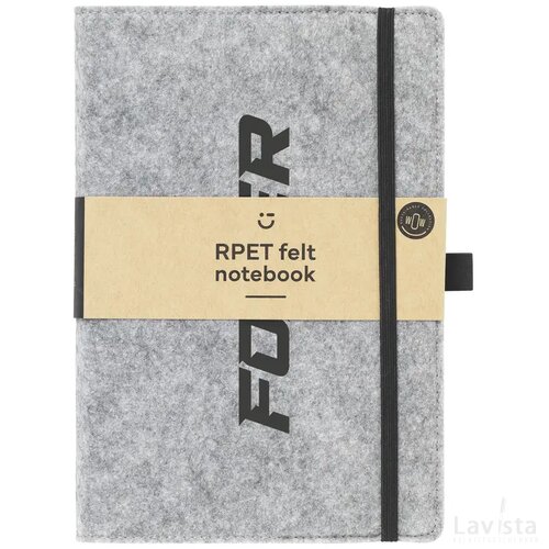 Felty Grs Rpet Notebook A5 Notitieboek Grijs