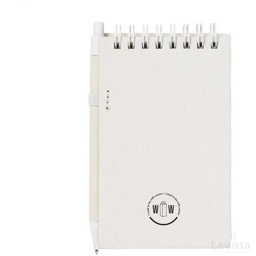 Milk-Carton Smart Note Set Notitieboek Wit