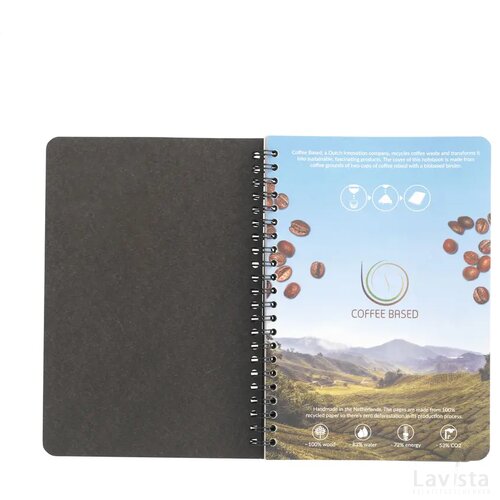 Coffee Notebook Wire-O A5 Notitieboek Bruin