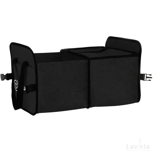 Trunk Rpet Felt Organizer Cooler Opbergtas/Koeltas Zwart