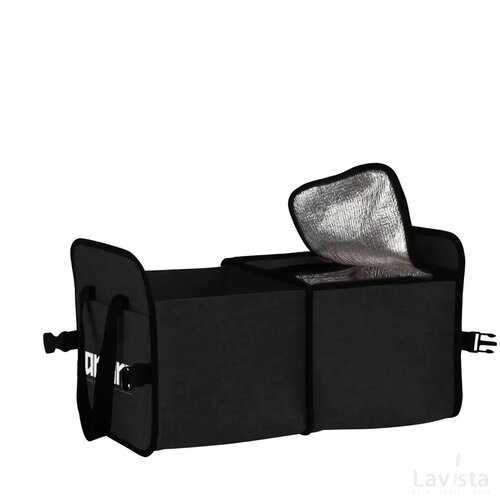 Trunk Rpet Felt Organizer Cooler Opbergtas/Koeltas Zwart