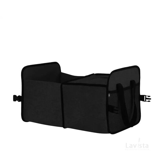 Trunk Rpet Felt Organizer Cooler Opbergtas/Koeltas Zwart