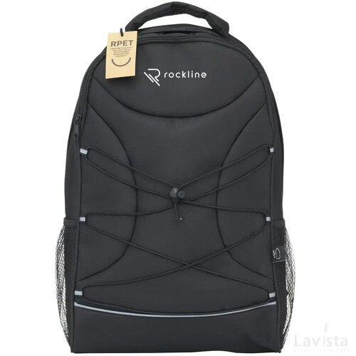 Flashline Rpet Laptop Backpack Rugzak Zwart