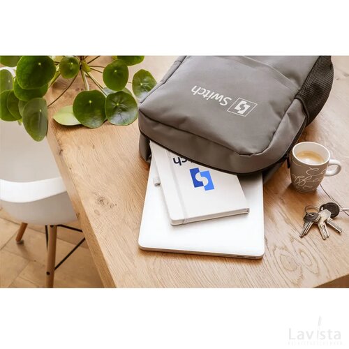 Finley Rpet Laptop Backpack Rugzak Grijs