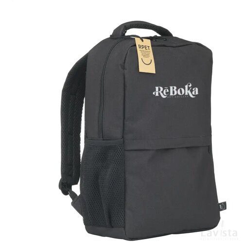Finley Rpet Laptop Backpack Rugzak Zwart