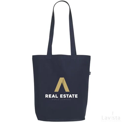 Recycled Canvas Bag Colour Winkeltas Navy