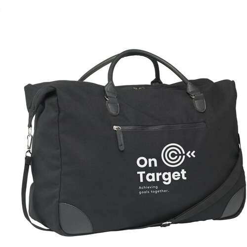 Denver Duffle Recycled Canvas Reistas Zwart