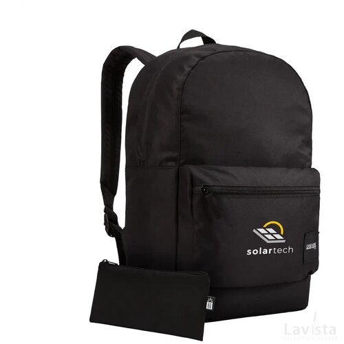 Case Logic Commence Recycled Backpack 15,6 Inch Rugzak Zwart