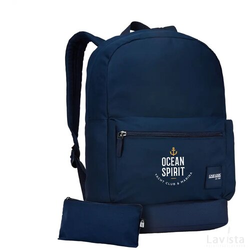 Case Logic Commence Recycled Backpack 15,6 Inch Rugzak Blauw