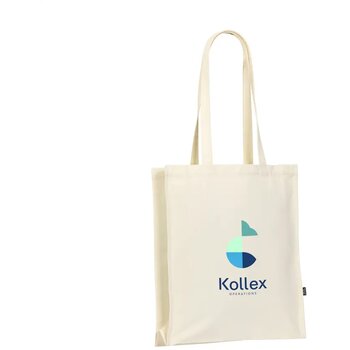 Solid Bag Grs Recycled Canvas (340 G/M²) Tas Naturel