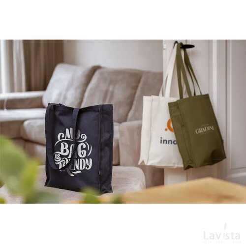 Solid Bag Colour Grs Recycled Canvas (340 G/M²) Tas Navy