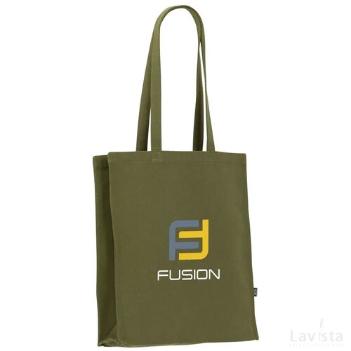 Solid Bag Colour Grs Recycled Canvas (340 G/M²) Tas Olijf