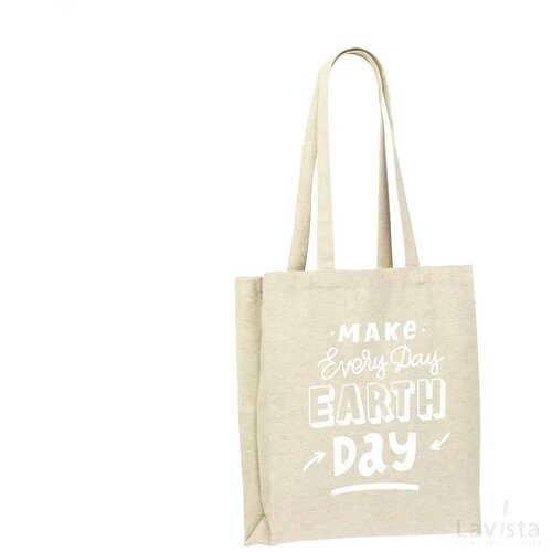 Melange Shopper Grs Recycled Canvas (280 G/M²) Tas Beige