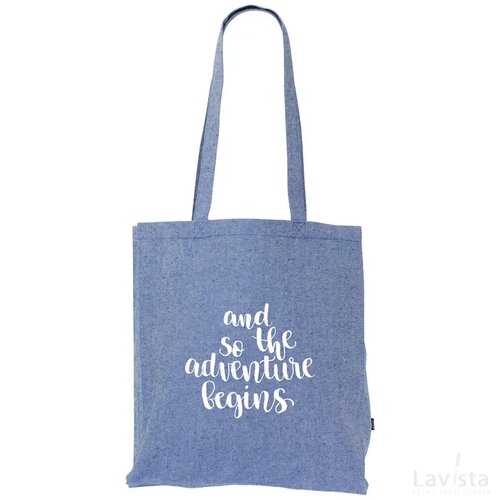 Melange Shopper Grs Recycled Canvas (280 G/M²) Tas Blauw