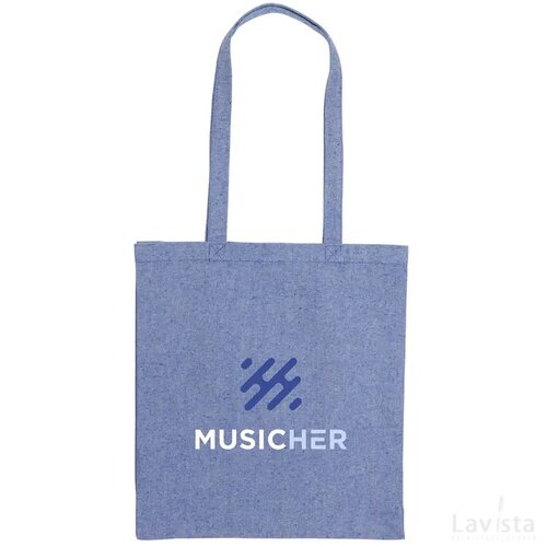 Melange Shopper Grs Recycled Canvas (280 G/M²) Tas Blauw