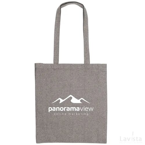 Melange Shopper Grs Recycled Canvas (280 G/M²) Tas Grijs