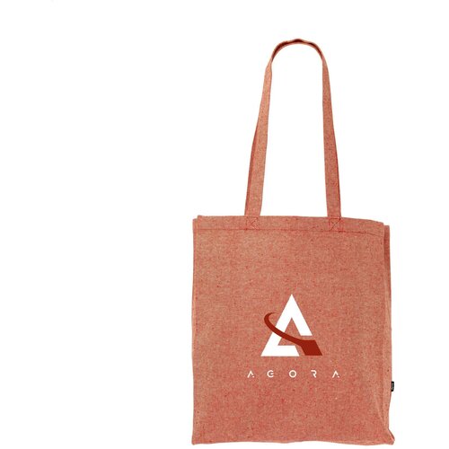 Melange Shopper Grs Recycled Canvas (280 G/M²) Tas Rood
