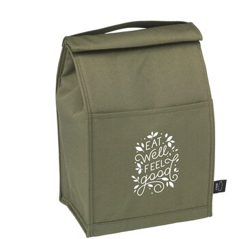 Be Cool Grs Rpet Lunchbag Lunchtas Olijfgroen