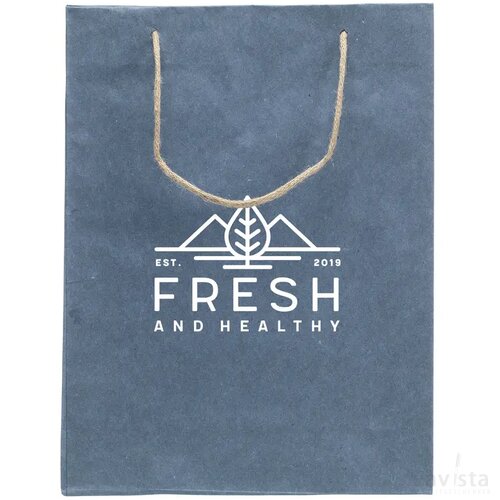 Leaf It Bag Gerecycled Met Jeansvezels (180 G/M²) L Donkerblauw