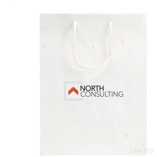 Leaf It Bag Gerecycled Met Strovezels (180 G/M²) L Wit