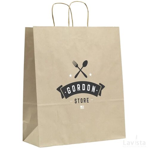 Leaf It Bag Widegerecycled Graspapier (90 G/M²) L Bruin