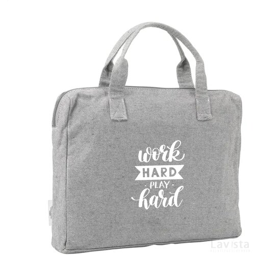 Wolkat Casablanca 15,6 Inch Recycled Textile Laptop Bag Grijs