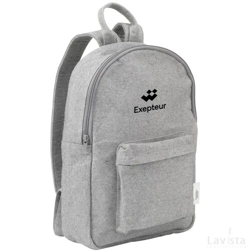 Wolkat Agadir Recycled Textile Backpack Rugzak Grijs