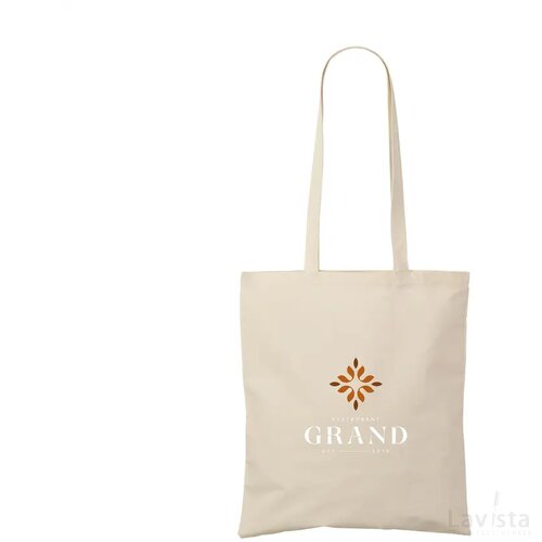 Shoppybag Grs Recycled Cotton (140 G/M²) Winkeltas Naturel