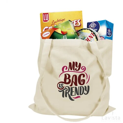 Shoppybag Grs Recycled Cotton (140 G/M²) Winkeltas Naturel