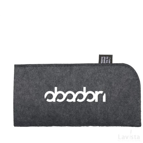 Feltro Rpet Pouch Brillenhoesje Donkergrijs