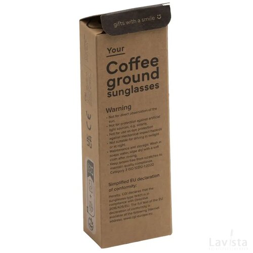 Coffee Ground Sunglasses Zonnebril Zwart