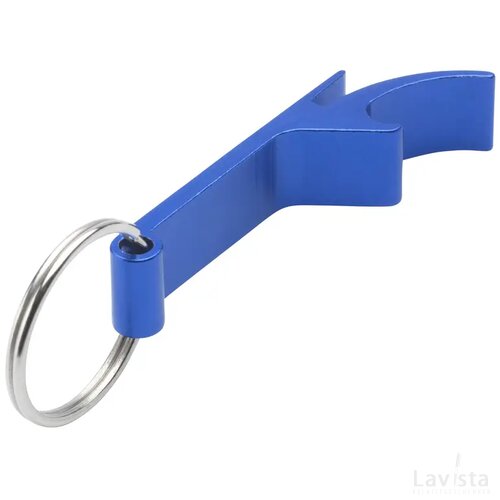 Opener Grs Recycled Aluminium Sleutelhanger Blauw