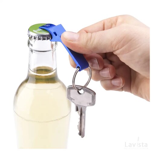 Opener Grs Recycled Aluminium Sleutelhanger Blauw