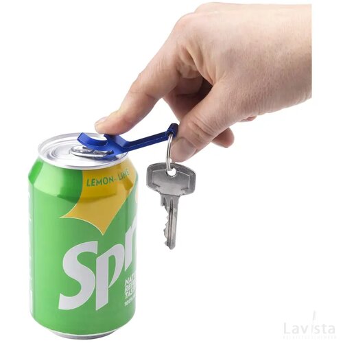 Opener Grs Recycled Aluminium Sleutelhanger Blauw