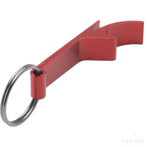 Opener Grs Recycled Aluminium Sleutelhanger Rood