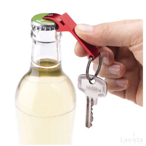 Opener Grs Recycled Aluminium Sleutelhanger Rood