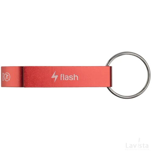 Opener Grs Recycled Aluminium Sleutelhanger Rood